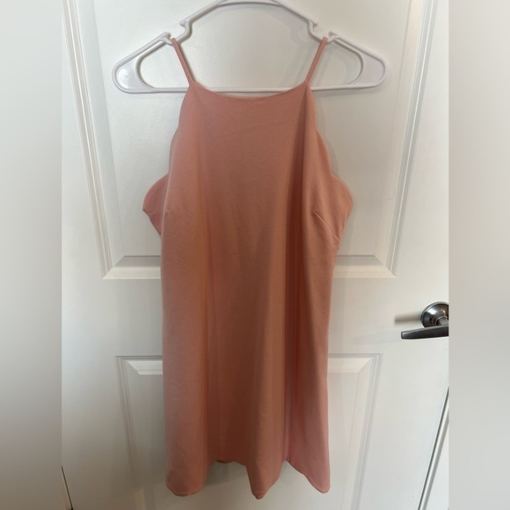 Cute Scalloped Pink Dress